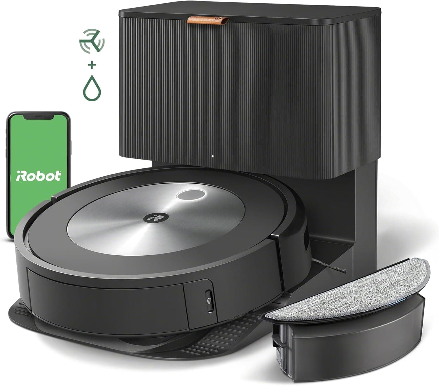 Robot Aspirador e esfrega de chão 2em 1 Roomba Combo J5 + com auto-esvaziamento sujidade