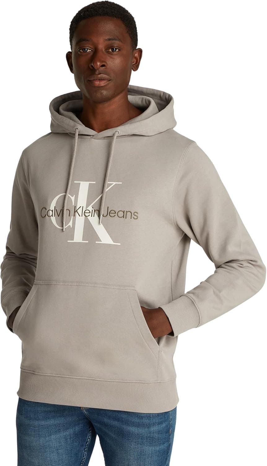 Calvin Klein Jeans Seasonal Monologo Regular Hoodie Camisola com capuz para homem