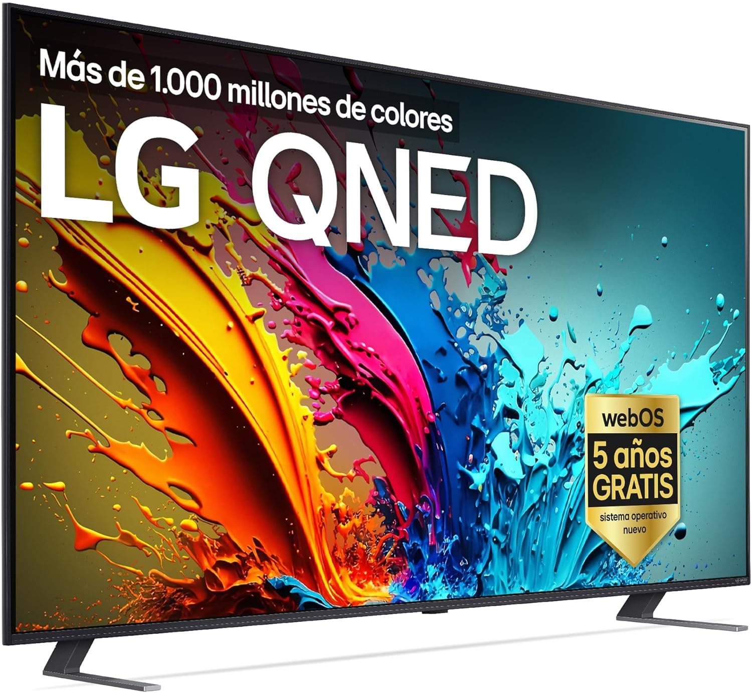 LG 75QNED85T6C 75", 4K QNED, Smart TV, HDR10, WebOS24, série 85, processador de alta potência, Dolby Digital Plus, jogo, Alexa/Google Assistant, preto
