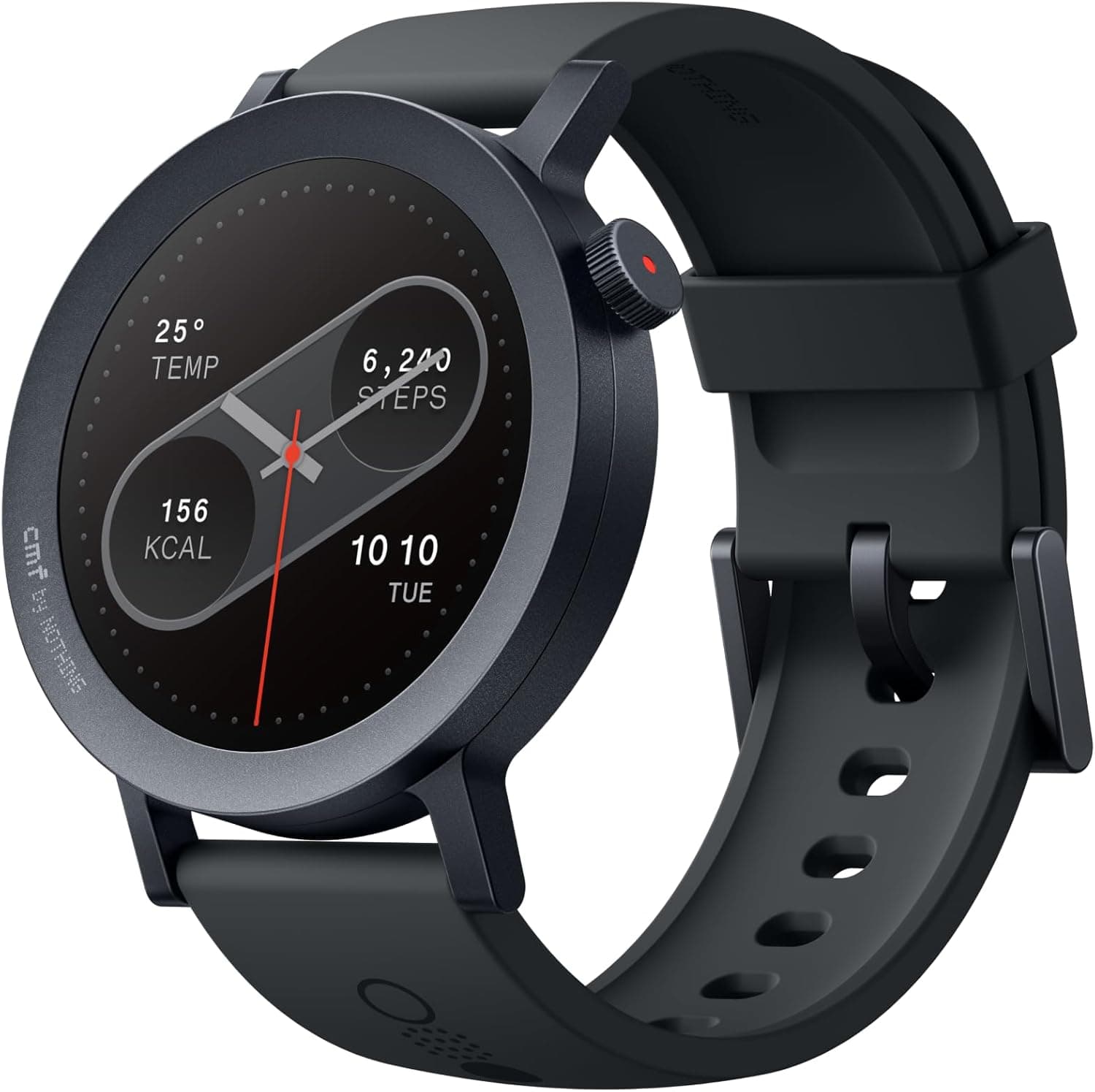 CMF by Nothing Watch Pro 2 Relógio inteligente com ecrã AMOLED de 1,32", 11 dias de duração da bateria, chamadas por Bluetooth com redução de ruído por IA e GPS multisistema - cinzento escuro