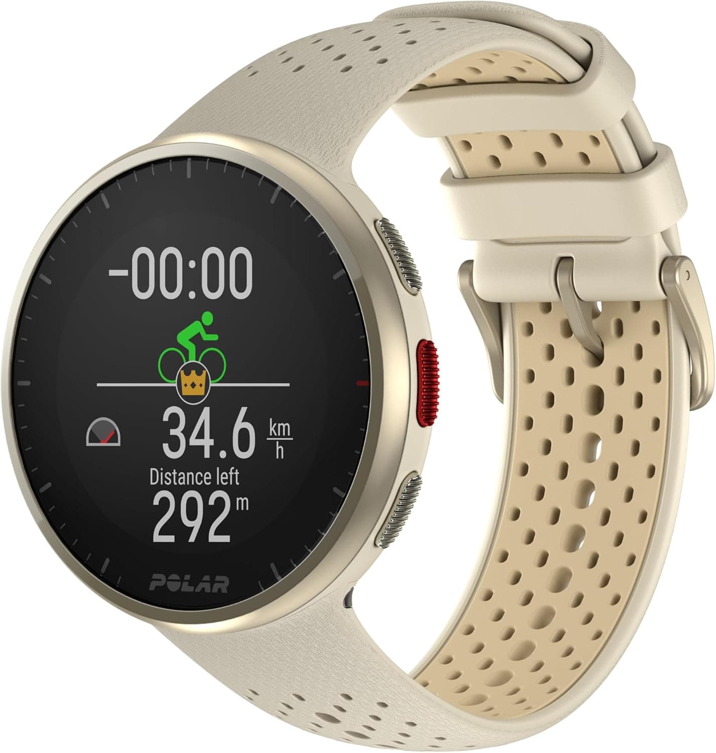 Polar Pacer Pro Advanced GPS Running Watch, unissexo para adultos, champanhe-dourado, S-L