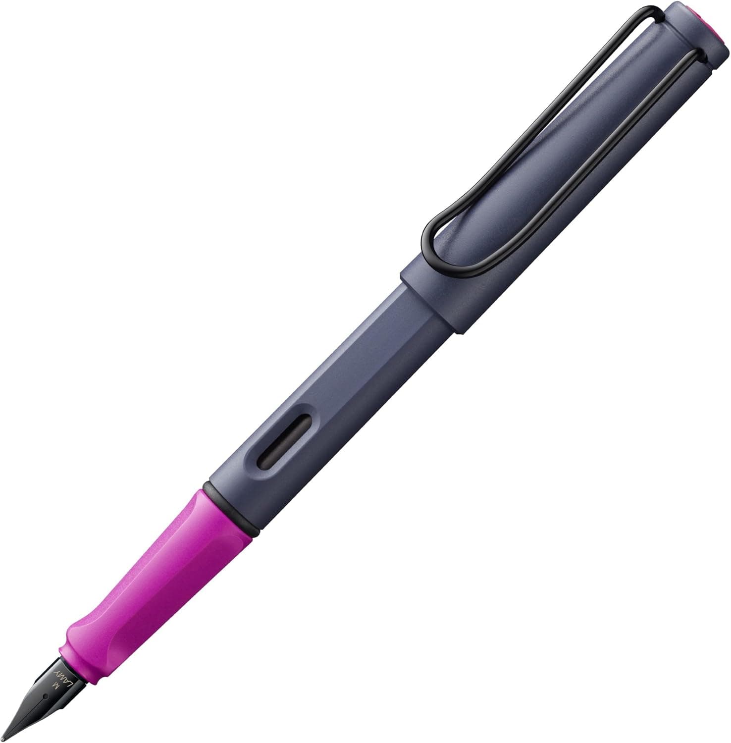 Lamy Cliff de rosa safari - Caneta estilográfica com pega ergonómica e plumas de aço polido em tamanho EF - ideal para qualquer escrita e caligrafia - inclui cartucho T 10 azul - Destro