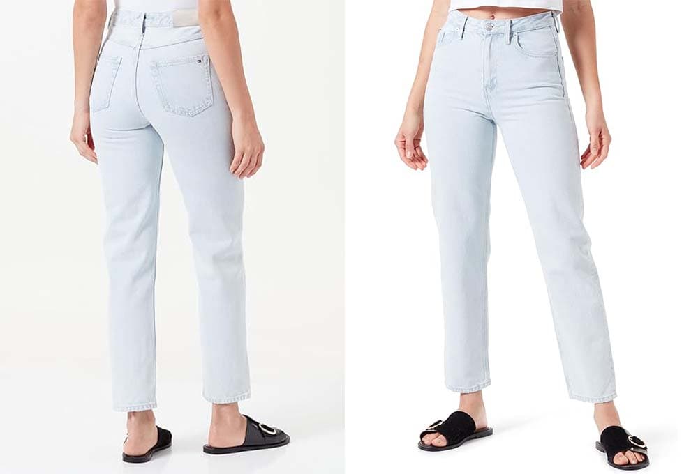 Tommy Hilfiger Calças de ganga para mulher Straight Fit