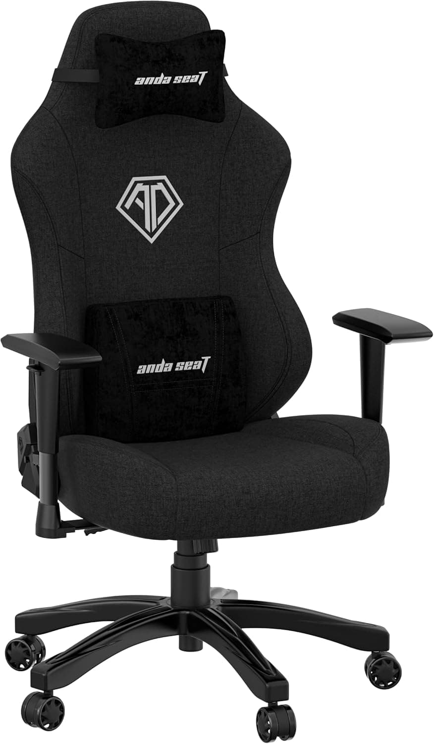 Anda Seat Phantom 3 Grande cadeira Gaming, conforto cadeira Racing Gamer adulto para trabalho/escritório/estúdio/jogo, cadeiras ergonómicas para computador, Ergonomic Office Desk Chair - preto grande