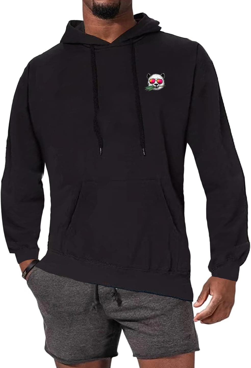 HOTCAT - Camisola com capuz para homem, casual, manga comprida
