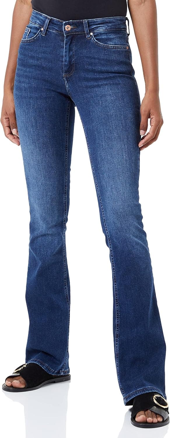 ONLY Calças de ganga Flared fit ONLBLUSH Mid Waist Flared Fit para mulher