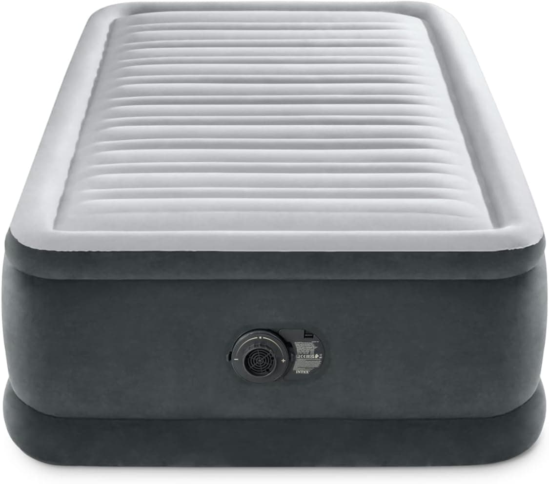 Intex 64412 Confort-Plush Elevated colchão insuflável, com tecnologia Fiber-Tech, da linha dura - Beam Deluxe