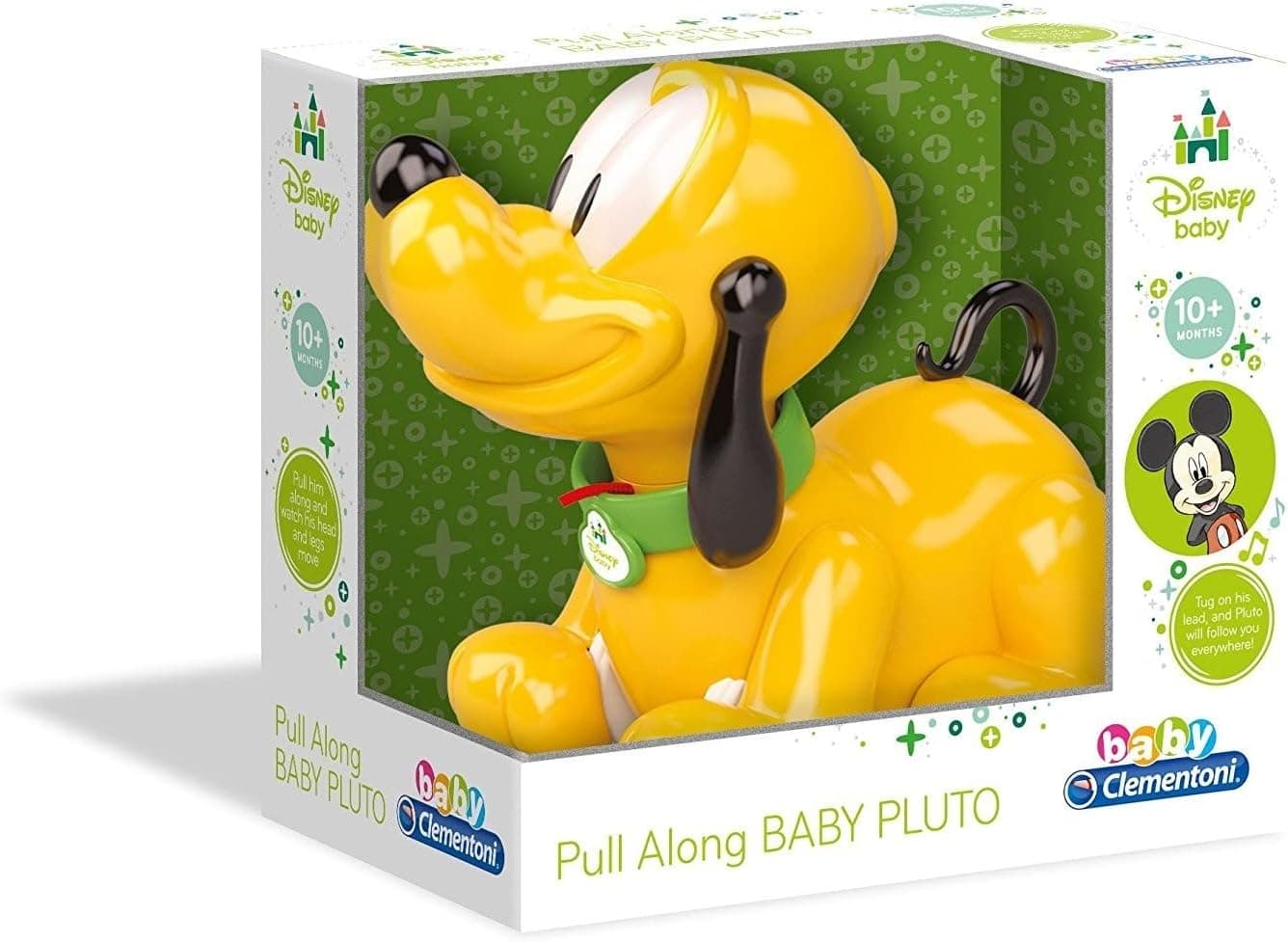 Clementoni Baby Pluto | Brinquedo Disney de puxar para crianças a partir dos 18 meses