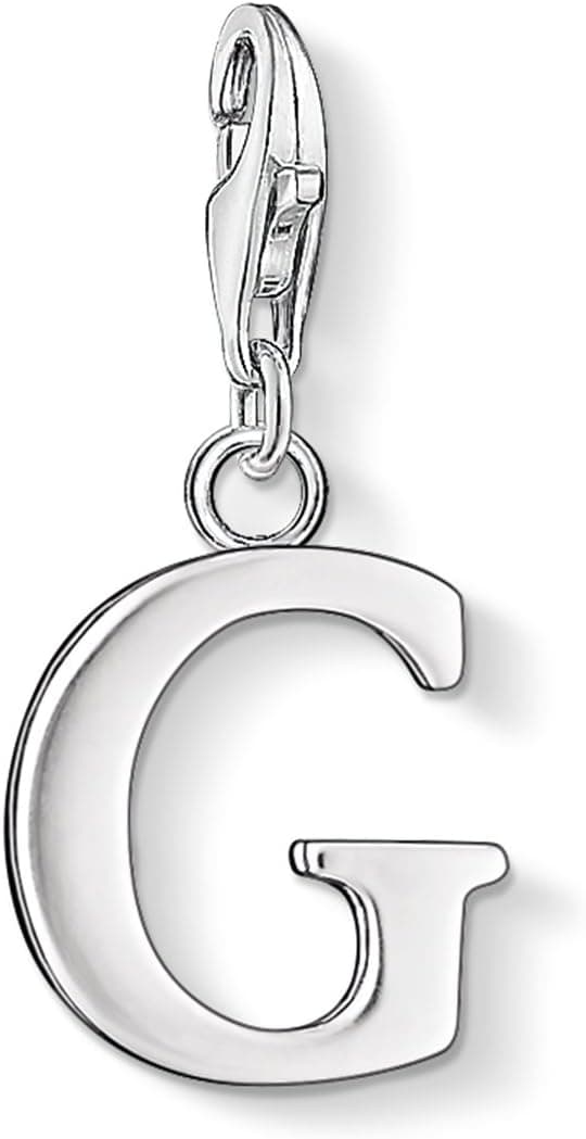 Thomas Sabo Mulher pendente Charm Letra A-Z Charm Club prata de lei 925