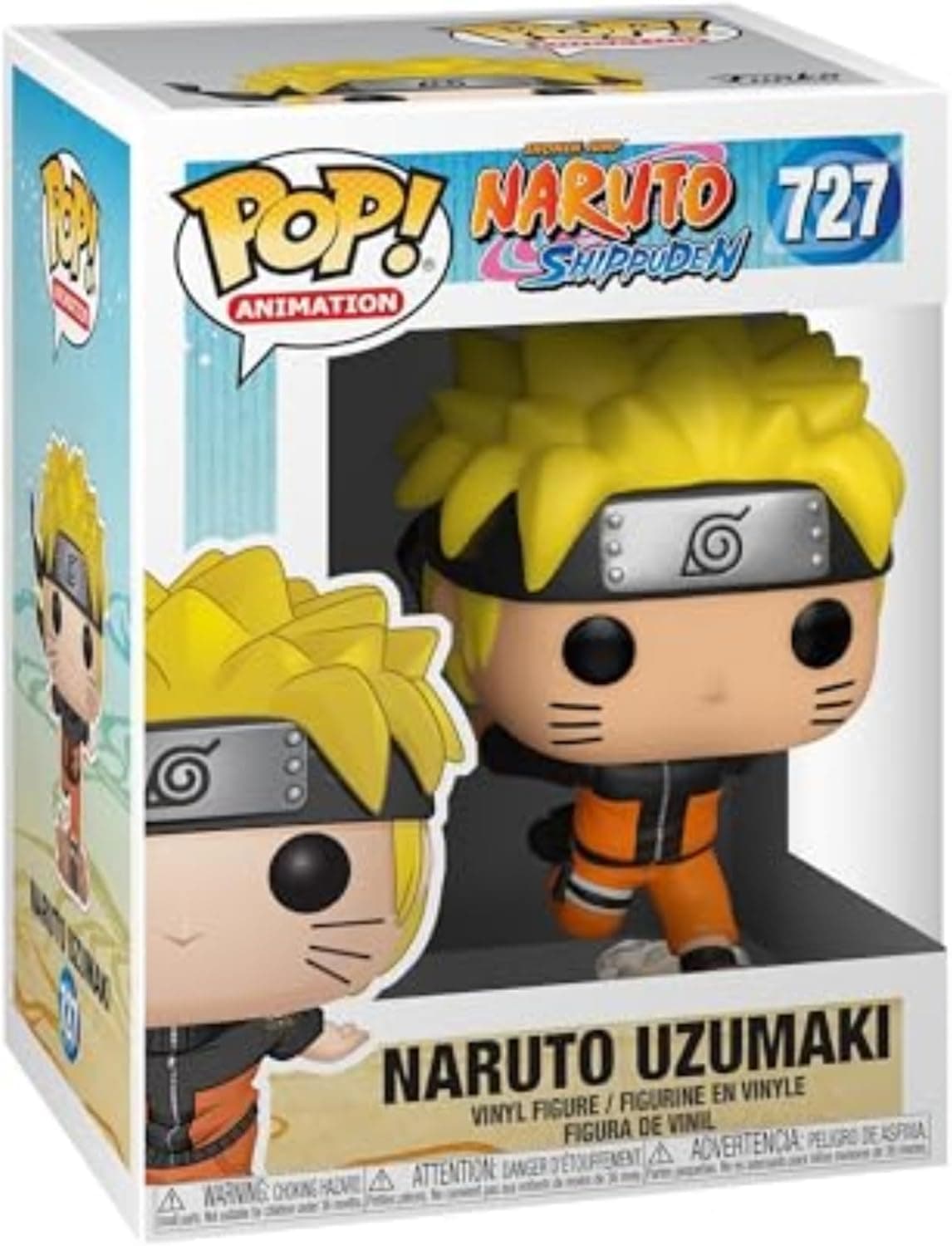 Funko POP! Animation: Naruto - Naruto Uzumaki Running - Figuras em miniatura colecionáveis