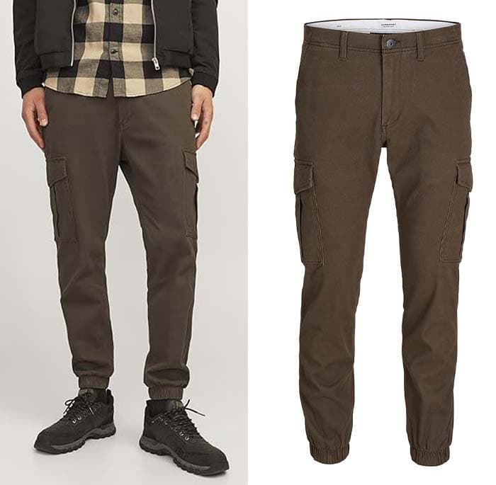 Jack & Jones Calças cargo slim fit para homem