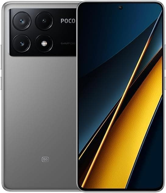 Xiaomi Poco F6 Pro - Smartphone de 12 + 256 GB, Snapdragon 8 Gen 2, ecrã AMOLED de 120 Hz, câmara tripla de 50 MP, 120W HyperCharge, 5000 mAh, branco