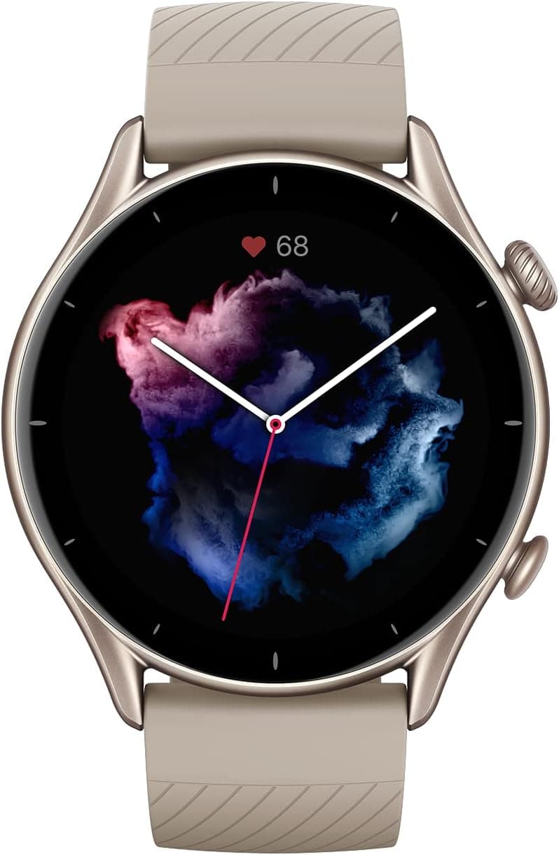 Amazfit GTR 3 Smartwatch ecrã AMOLED de 1,39" relógio inteligente fitness GPS 150 modos desportivos 21 dias de duração da bateria monitorização de saúde Alexa integrado Zepp OS sistema 5 ATM cinzento