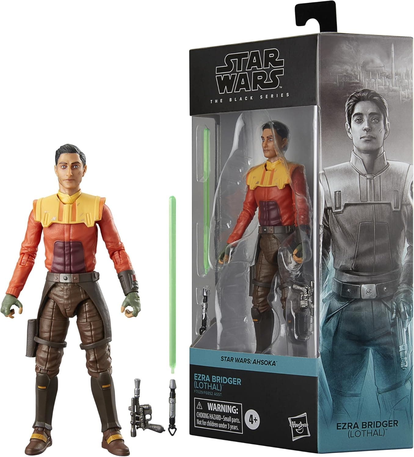 Star Wars The Black Series - Ezra Bridger (Lothal) - Star Wars: Ahsoka - Figura de ação de 15 cm - Idade: A partir de 4 anos