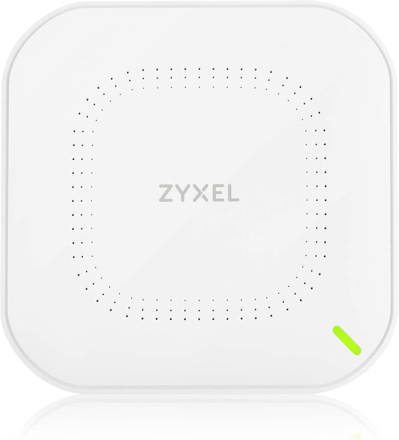 Zyxel Cloud WiFi6 AX1800 Wireless Access Point (802,11 ax de banda dupla), gerenciável via nuvem ou independente, até 4 SSID, PoE, fonte de alimentação incluída [NWA50AX]