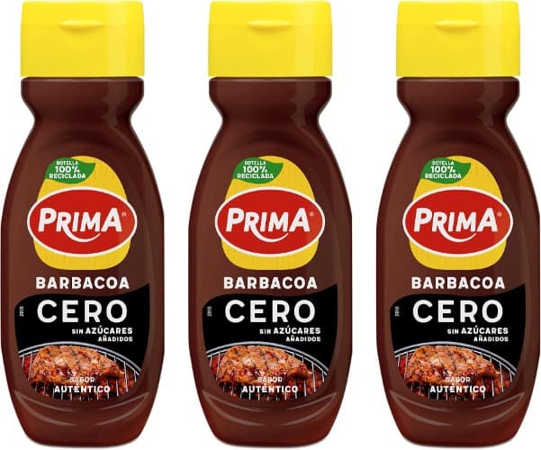 Prima molho churrasco zero sem adição de açúcares. 265 g x 3