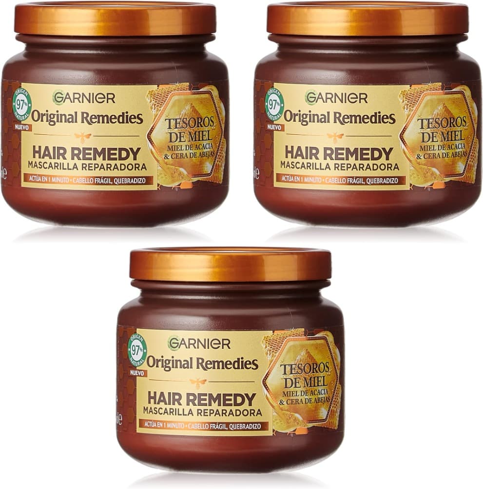 Garnier Original Remedies máscara mel, 340 ml x 3