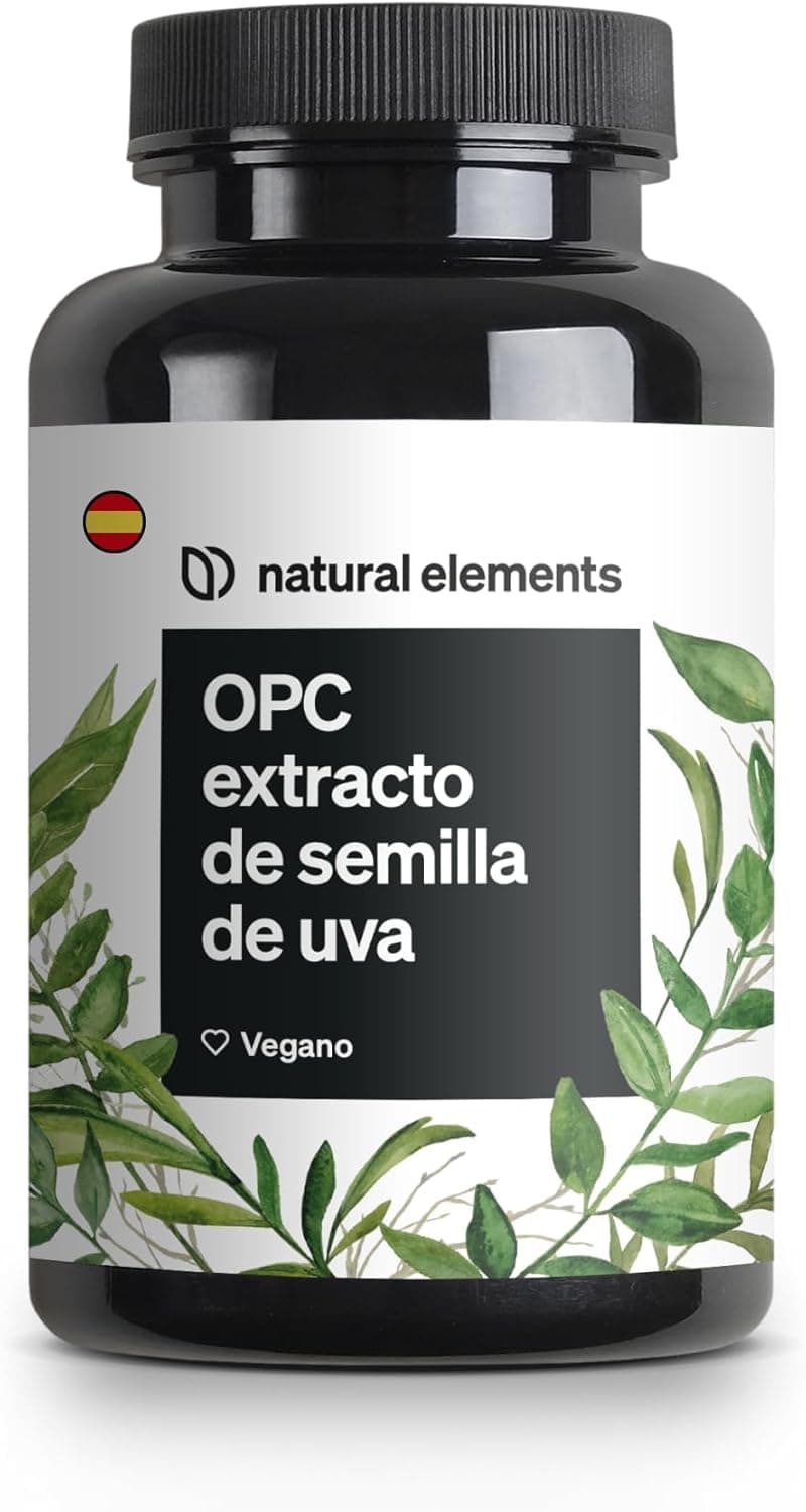 OPC extrato de semente de uva – 240 cápsulas de alta dosagem para 8 meses – OPC puro de uvas europeias – produto vegano, produzido e testado em laboratório na Alemanha
