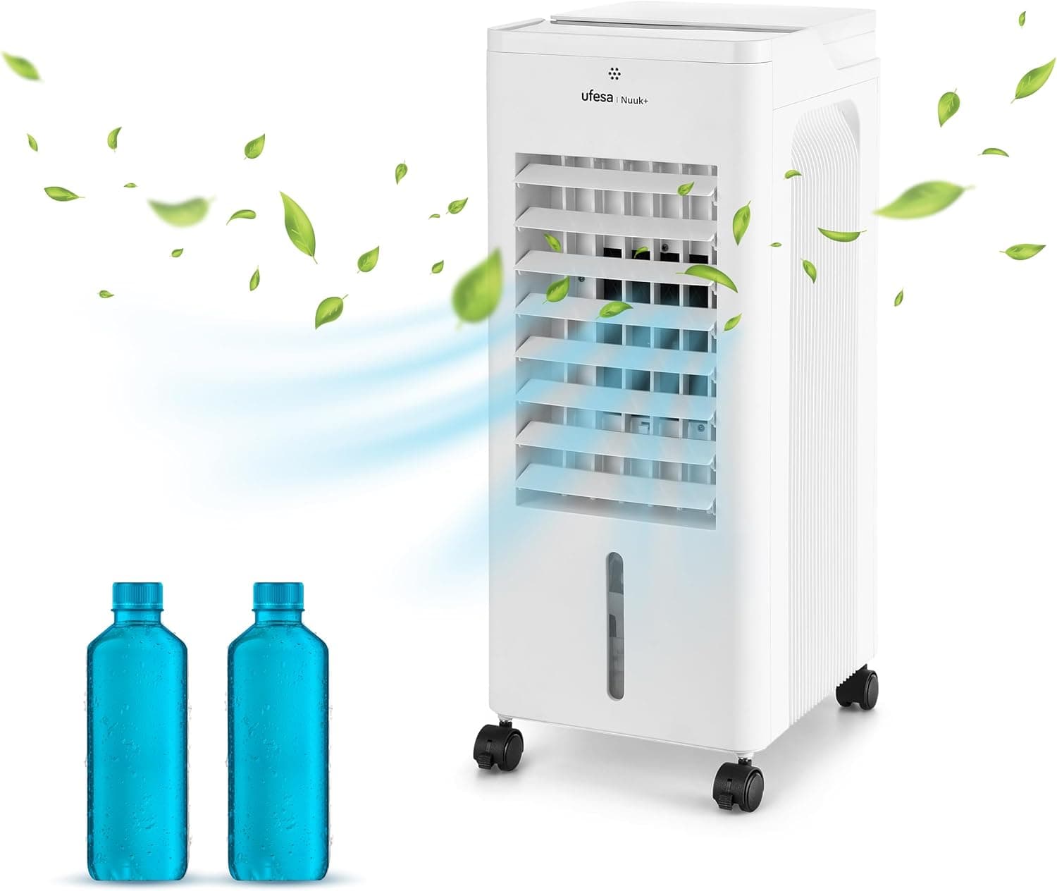 Ufesa Nuuk+ | Climatizador evaporativo com função de ar frio, painel táctil, depósito de 6 L e controlo remoto
