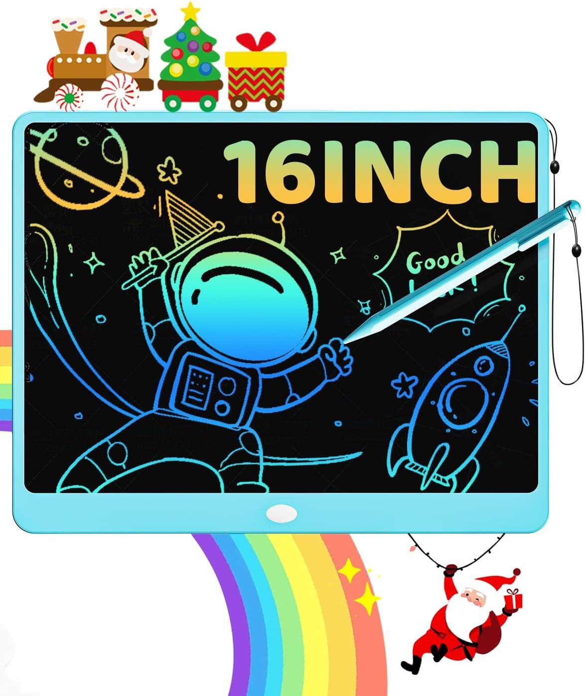 ORSEN Tablet Quadro magnético infantil 16 polegadas, brinquedo presente educativo