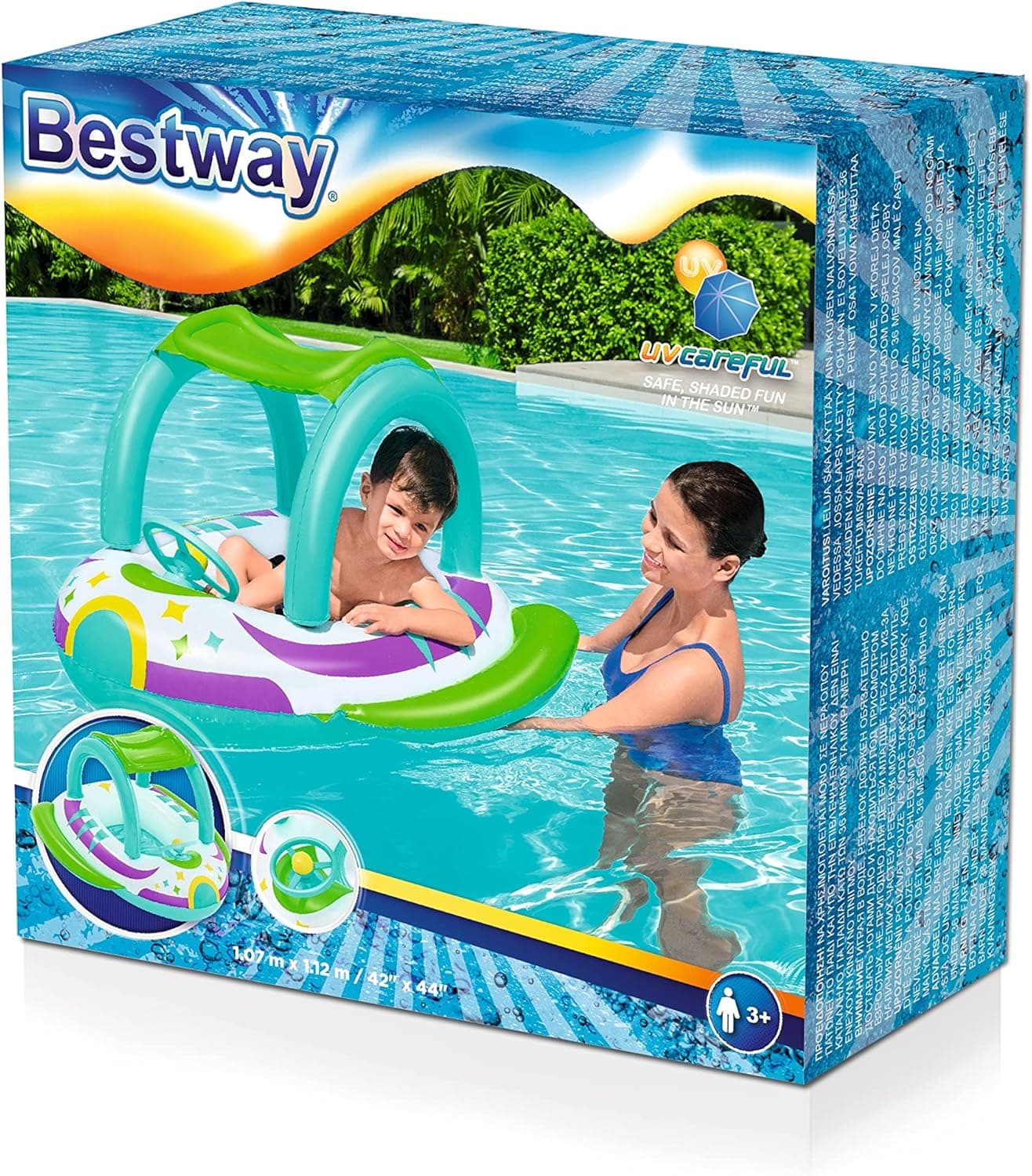 Bestway Inflatable Fox Float for Kids | Brinquedo insuflável de piscina para criança