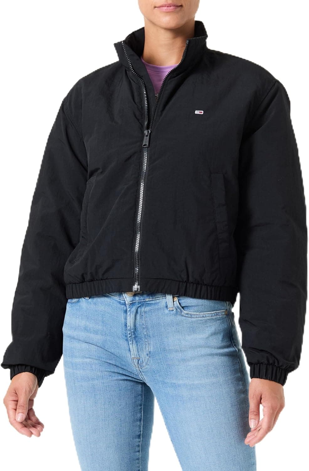 Tommy Jeans Casaco feminino essencial Padded Jacket de meia estação