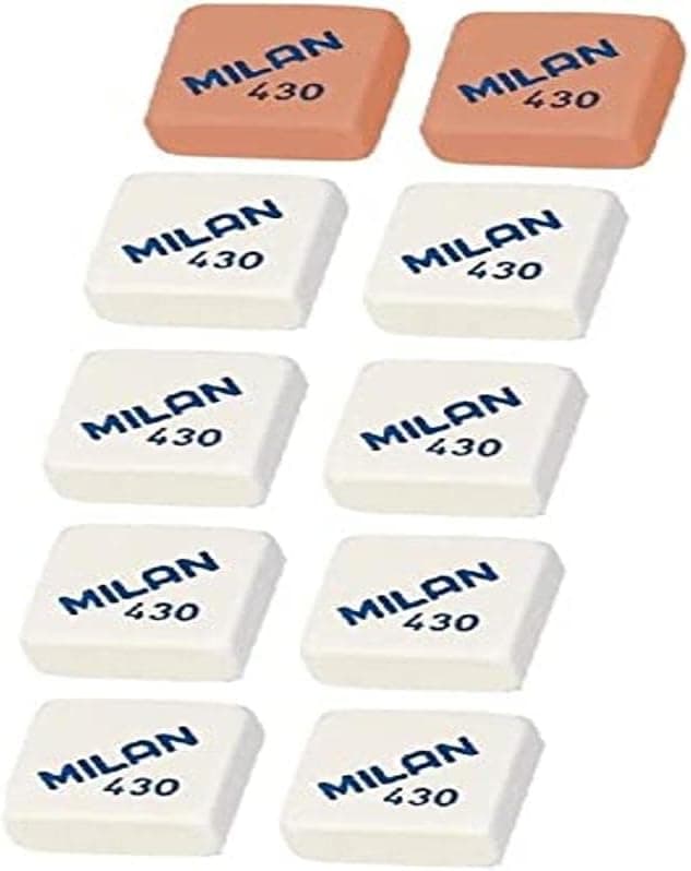 10 borrachas de apagar MILAN 430