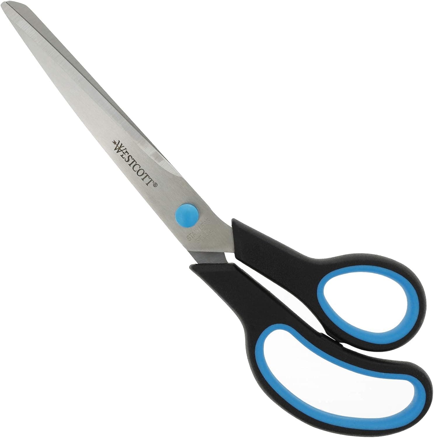 Westcott Easy Grip - tesoura de 24,7 cm, cor azul/preto