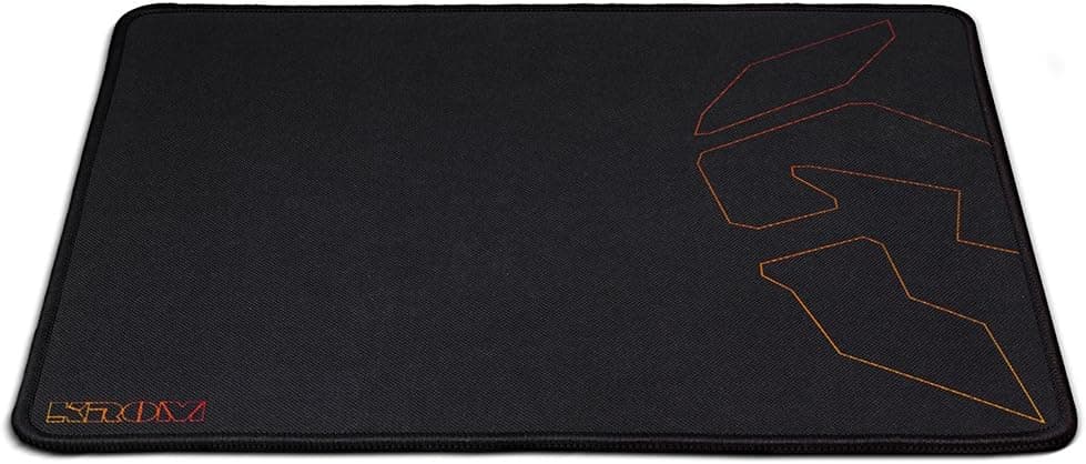 Krom Knout Kontrol - Tapete Gaming computador jogos PC mesa, tamanho médio 230 x 270 x 3 mm, preto