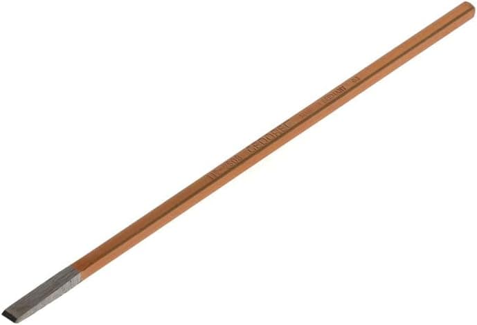 GEDORE Cinzel para eletricistas, plano, largura da folha 6 mm, comprimento 250 mm, aço temperado, 112-2508
