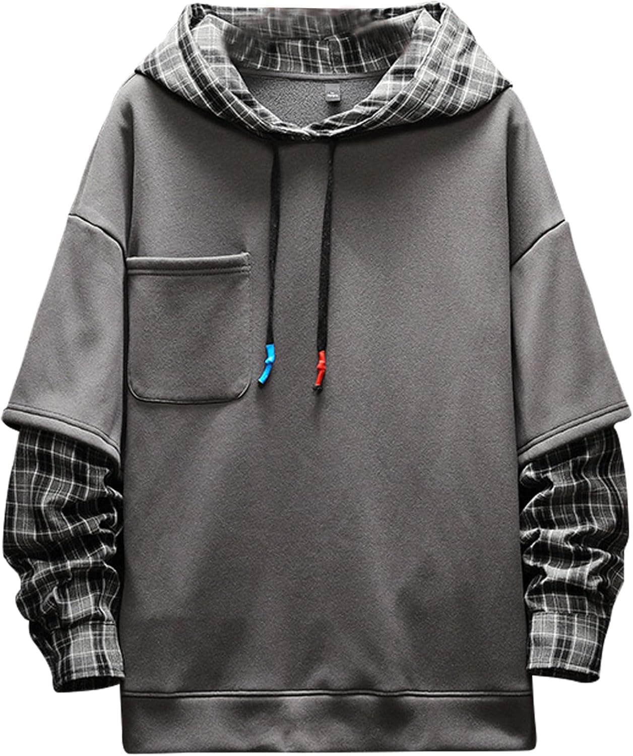 Moshtashio Camisola com capuz para homem Patchwork