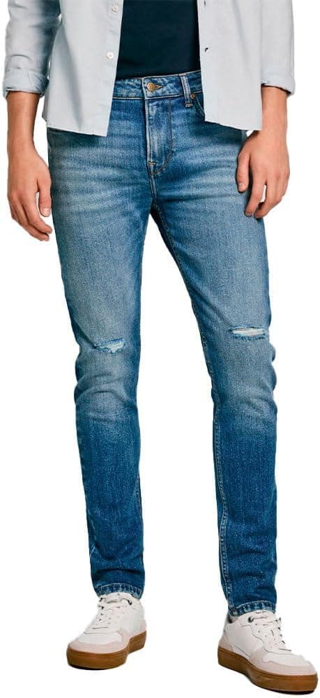 Pepe Jeans Skinny Calças de ganga Ripped para homem