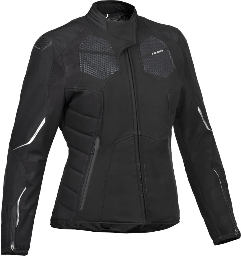 Ixon Cell Lady | Casaco de mota feminino preto e prateado