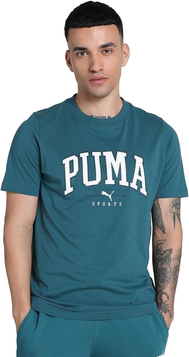 PUMA Squad Big Graphic T-shirts unissexo para adulto