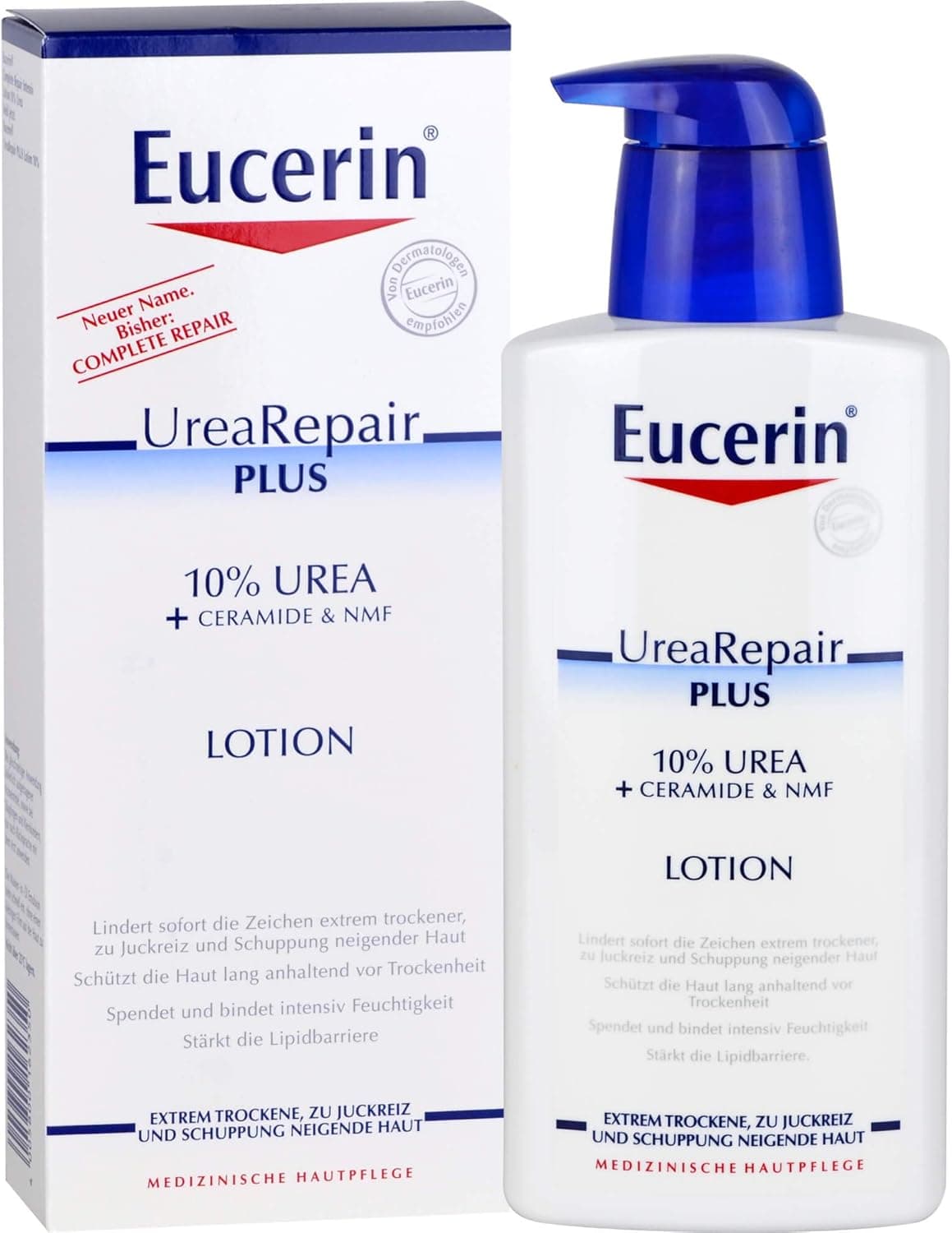 Eucerin UreaRepair Plus 10% Urea Lotion, loção 400 ml