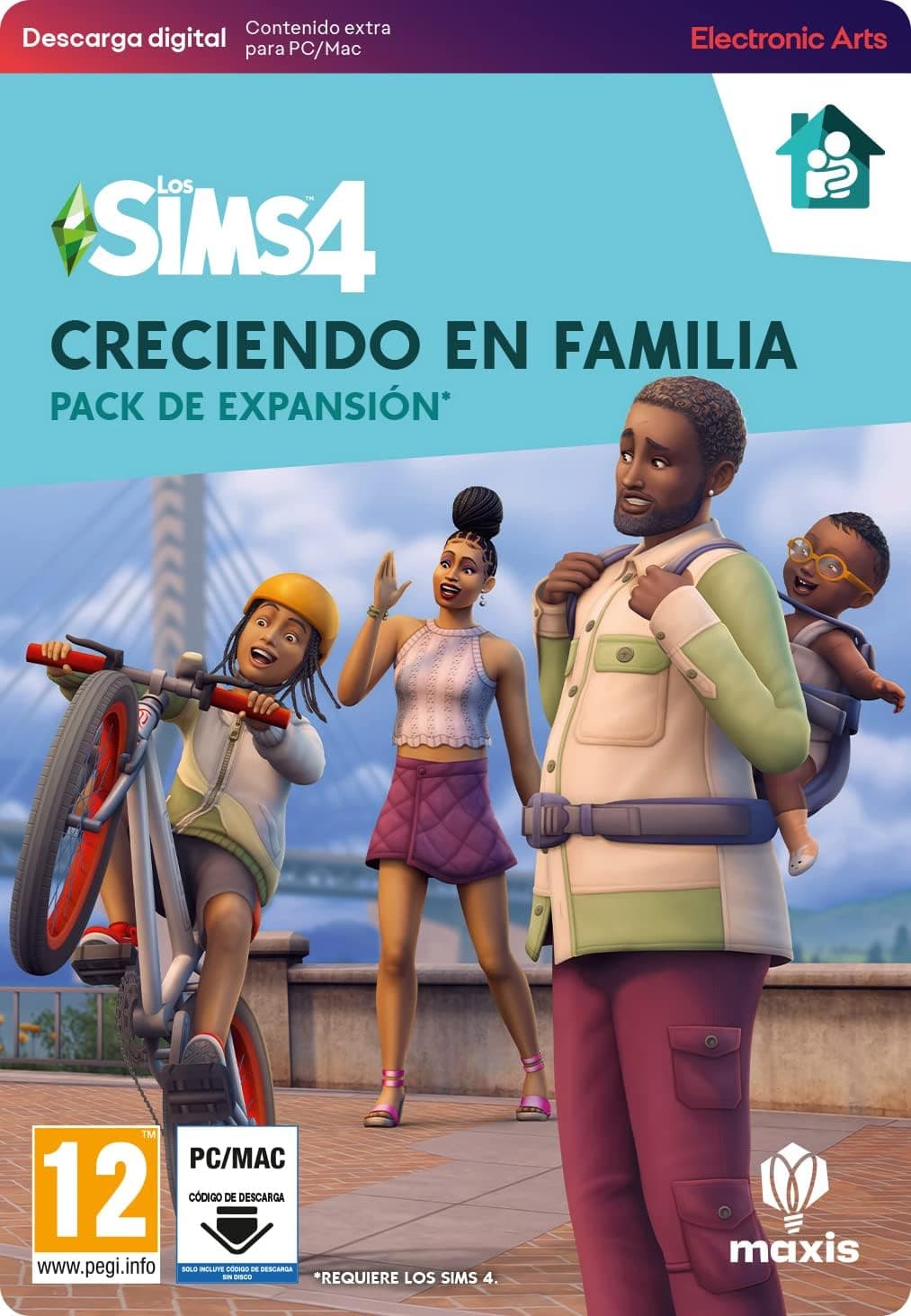The Sims 4 Crescendo em família (EP13) PCWin | Código de download instantâneo do aplicativo EA - Origin | Jogos de vídeo | Espanhol padrão | Código de origem para PC