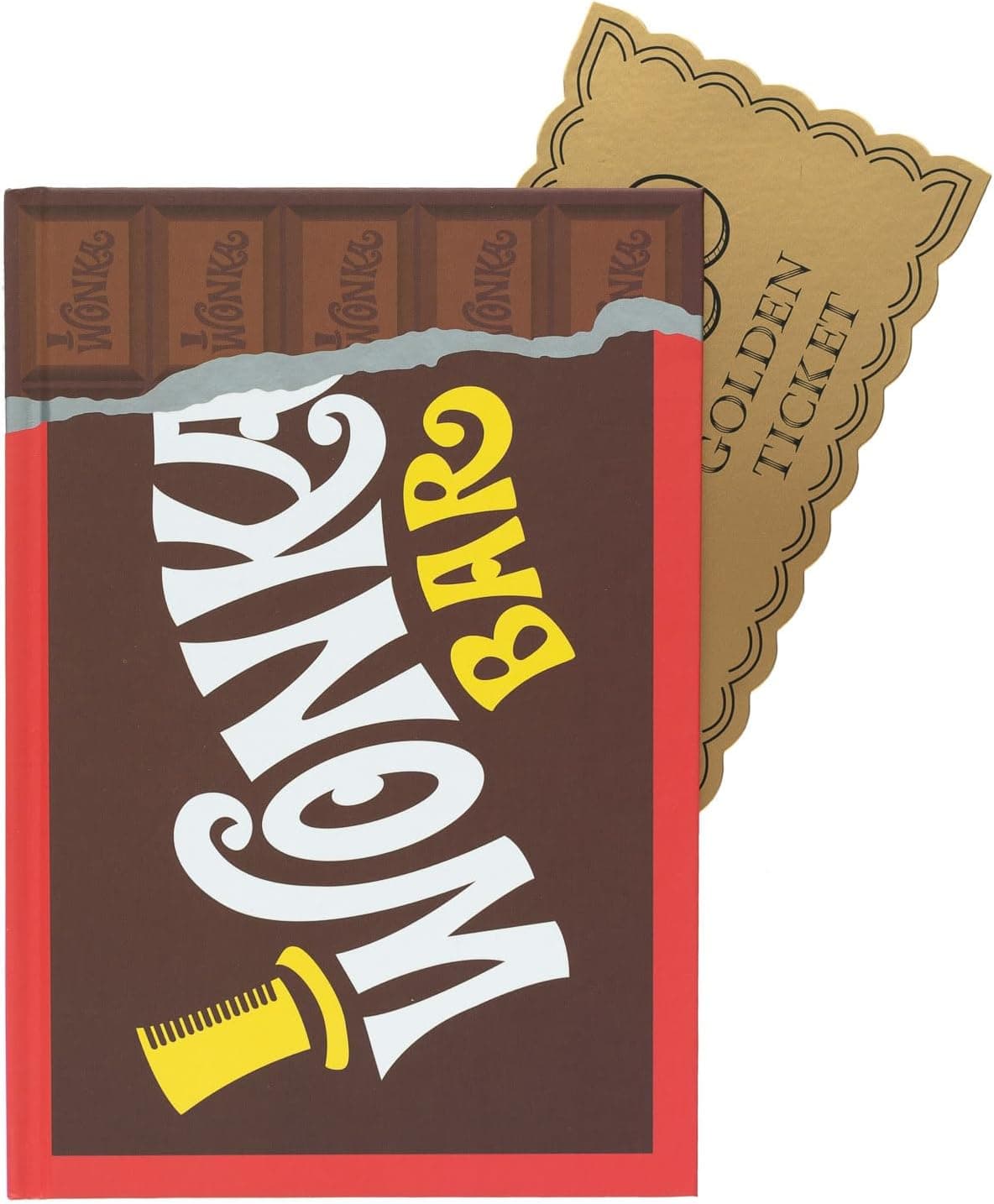 Grupo Erik Caderno premium Willy Wonka - caderno A5 - bloco de notas A5 | Livre A5 folhas brancas - caderno de notas - caderno pequeno - licença oficial