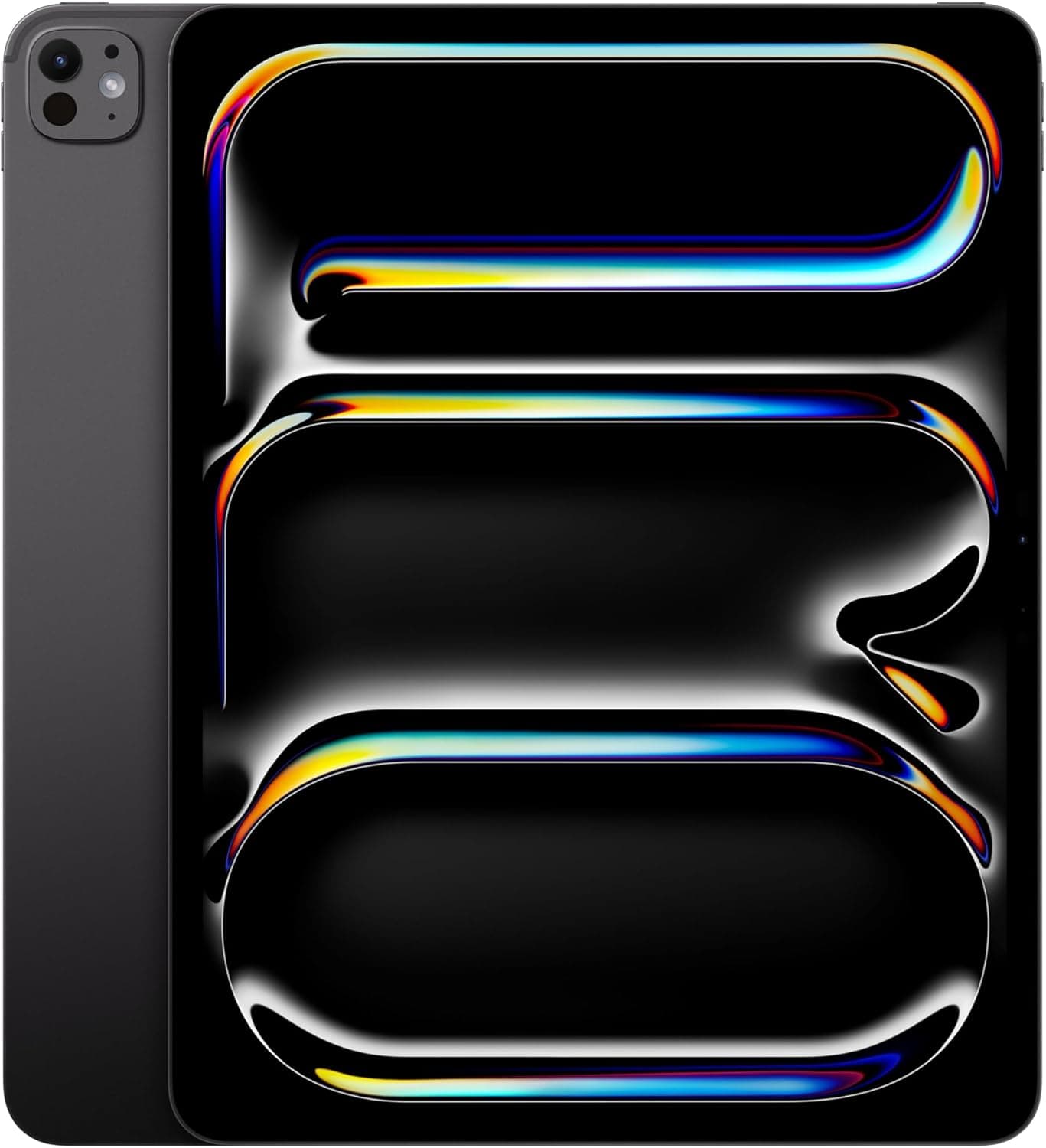 Apple iPad Pro de 13 polegadas (M4): Ultra Retina XDR, 2 TB, câmara frontal de 12 Mpx horizontal e traseira de 12 Mpx, Wi Fi 6E, Face ID, autonomia do sol ao sol, vidro padrão - preto espacial