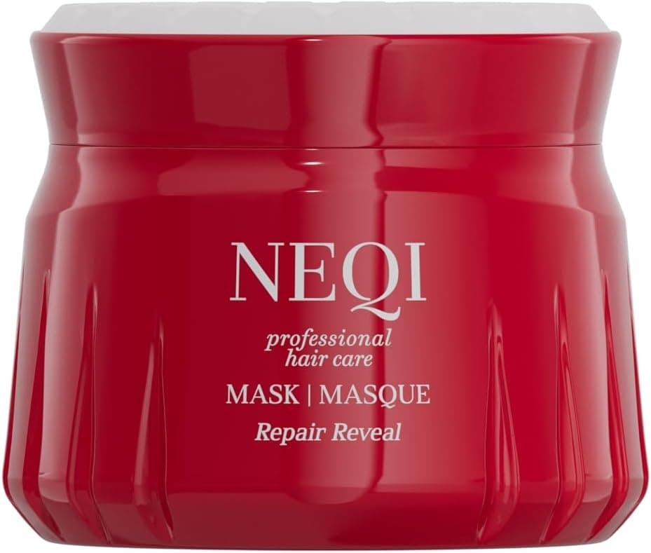 NEQI REPAIR REVEAL Máscara Capilar 250 ml - tratamento reparador intensivo para cabelos danificados, anti-friccionamento, fortalece a estrutura capilar - vegan, sem sulfatos - Made in Italy