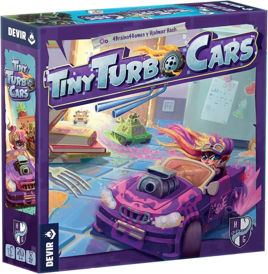 Devir Tiny Turbo Cars jogo de corridas, BGTTCSP