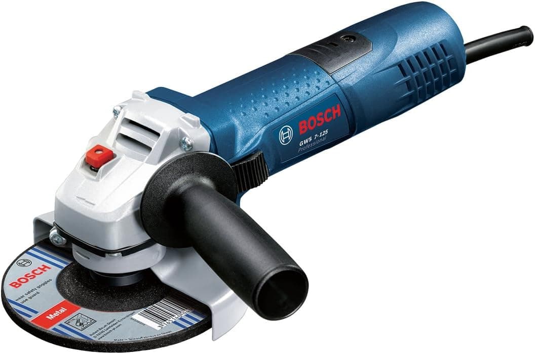 Bosch Professional GWS 7-125 Rebarbadora angular (720W, 11000 rpm, Ø disco 125 mm, em caixa)