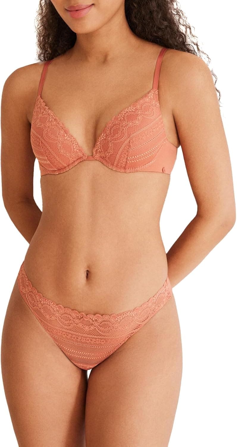 Women'secret Gorgeous | Soutien push up em renda e microfibra para mulher