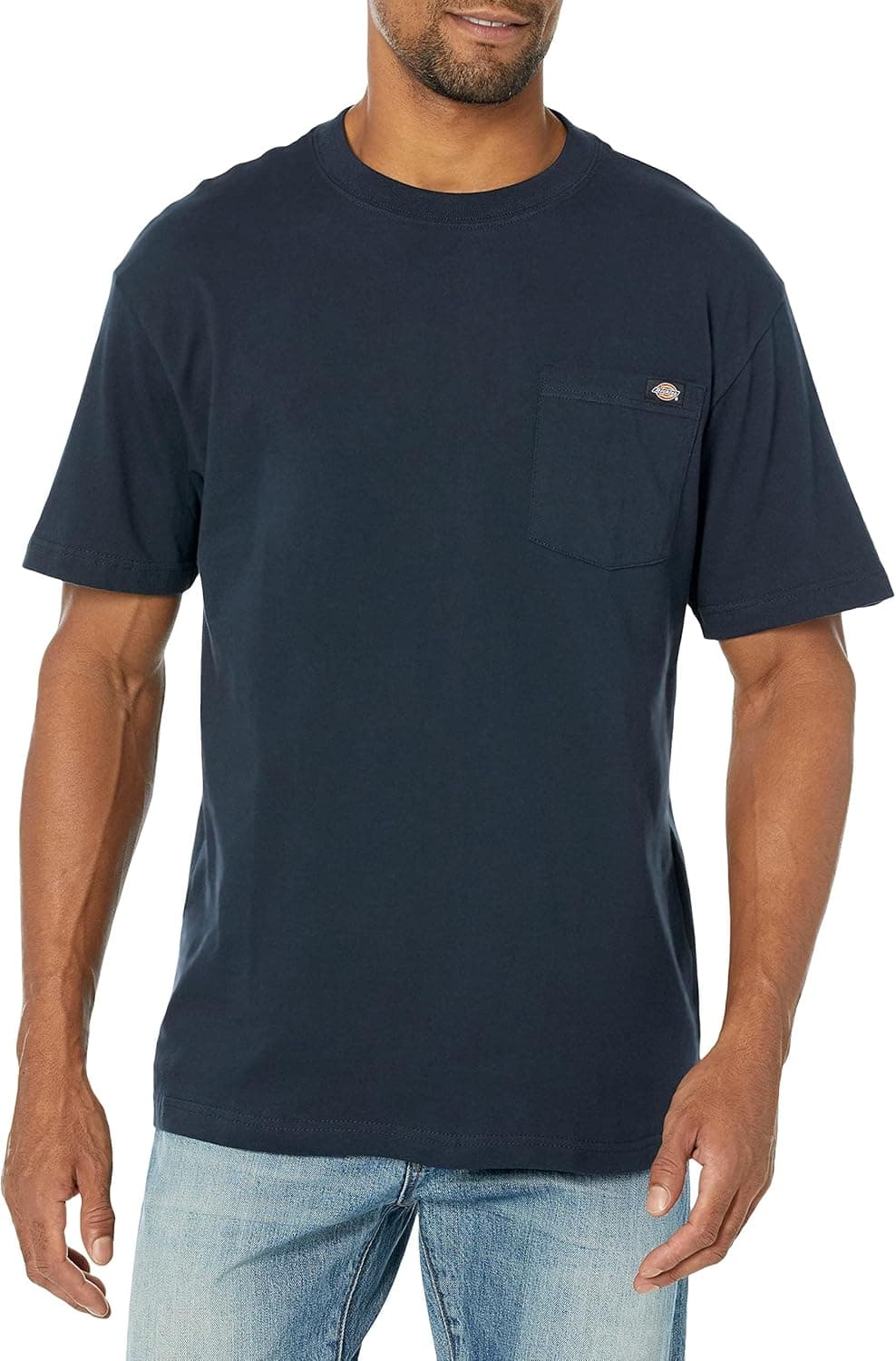Dickies T-shirt de manga curta com bolso, t-shirt para homem