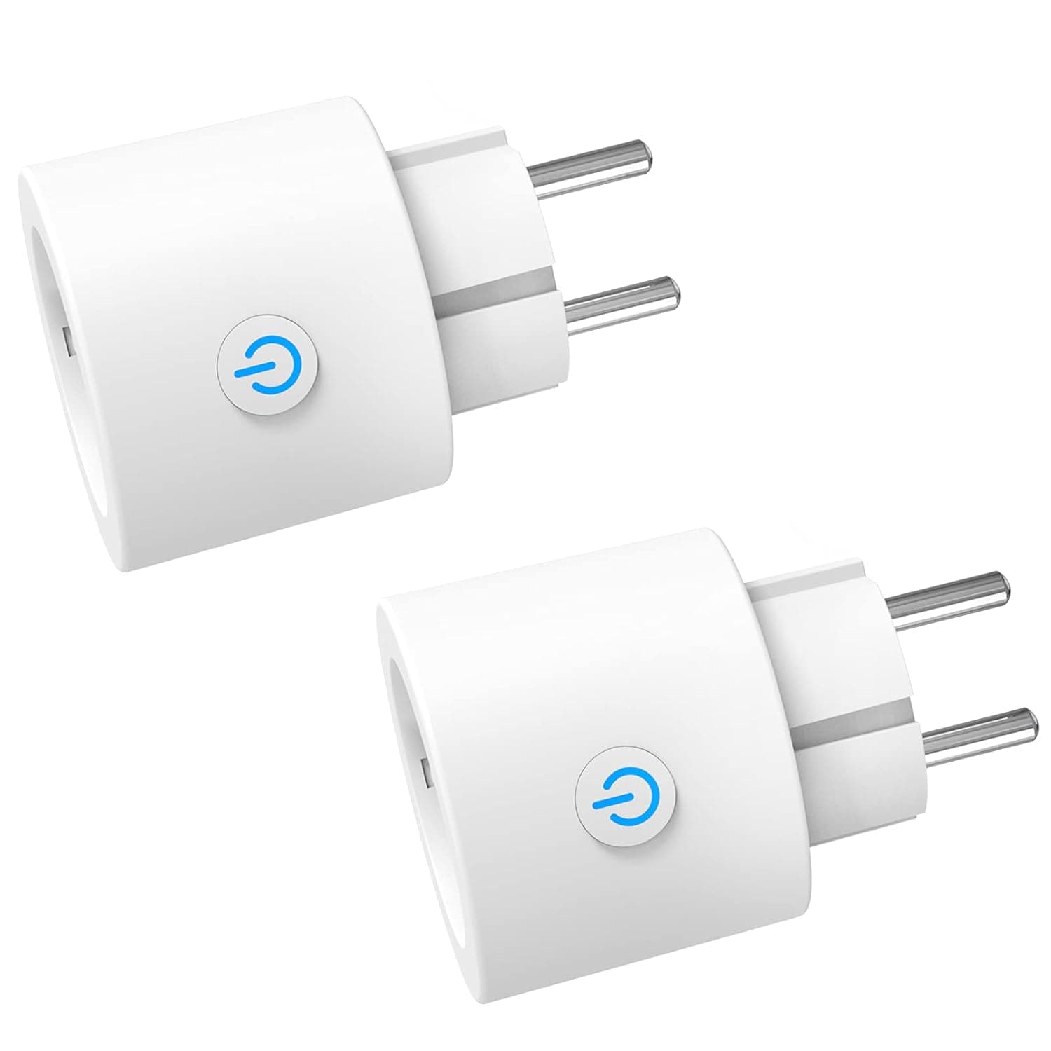 ANTELA Tomada inteligente de 16A 3680 W com monitor de consumo, compatível com Alexa e Google Home, 2 peças
