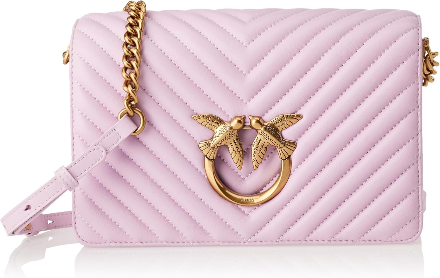 Pinko Classic Sheep Nappa, Love Click NAPA de ovelha clássica para mulher