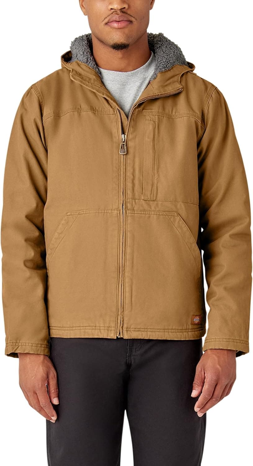 Dickies Casaco com capuz e forro de sherpa para homens