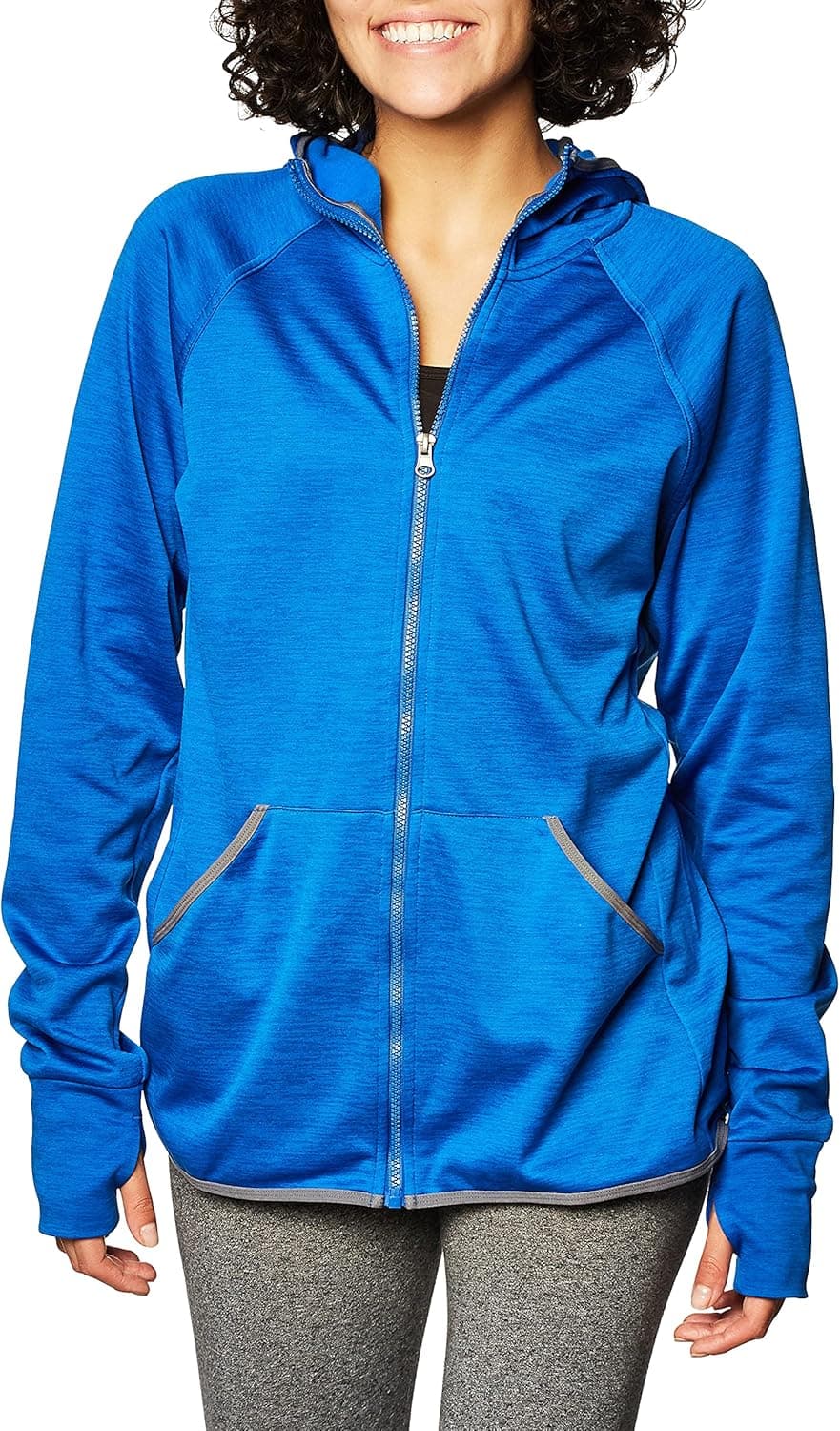 Hanes Sport Performance | Hoodie de fecho completo forrado para mulher