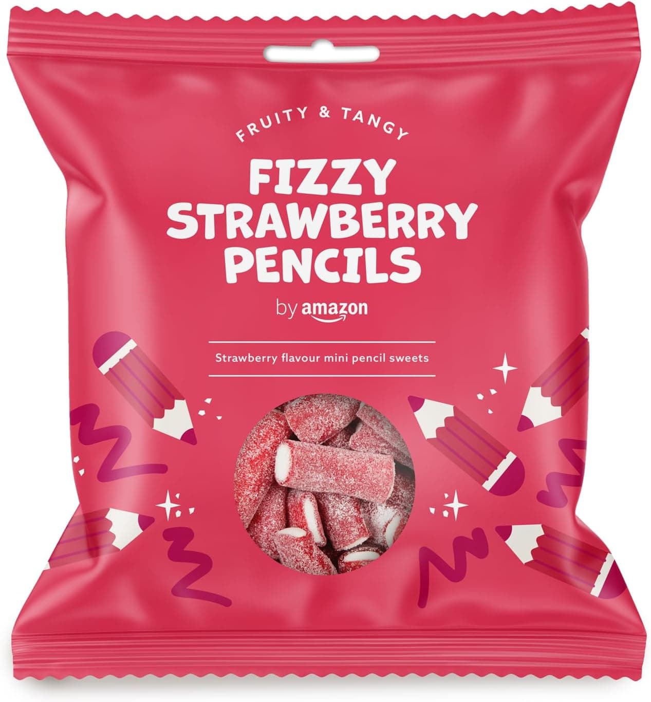 by Amazon Pauzinhos cheios sabor morango, 200 g