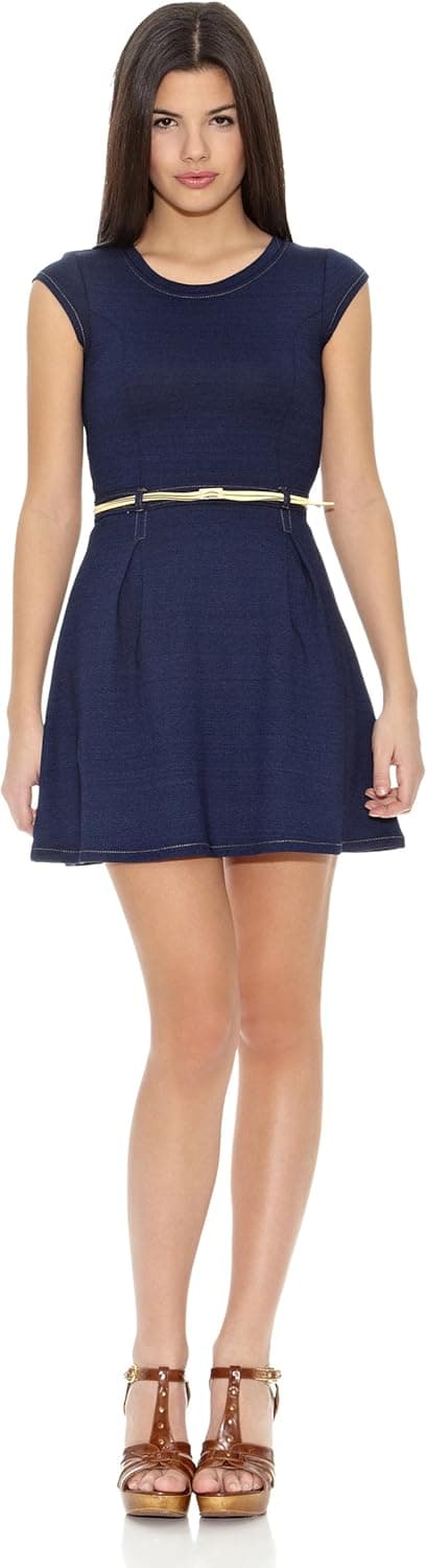 Springfield Indigo Dress | Saia feminina em azul