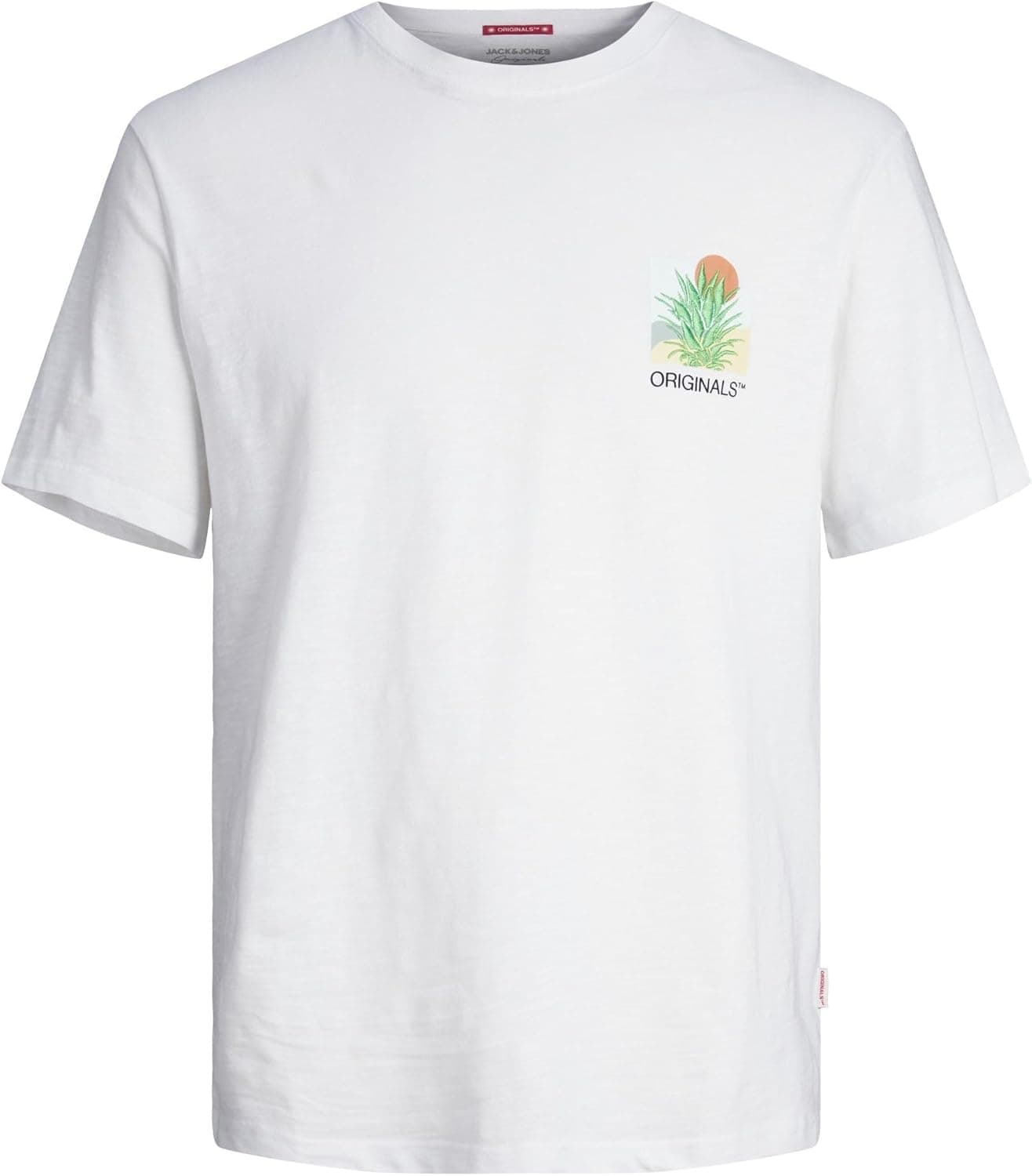 Jack & Jones Joraruba Chest Emb tee SS Crew Neck t-shirt para homem